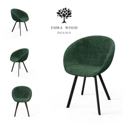 Krzesło KR-500 Ruby Kolory Tkanina Tessero 14 Design Italia 2025-2030